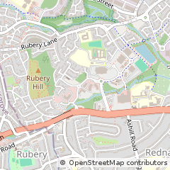 Map of Birmingham, West Midlands