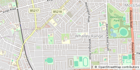 Map of Manchester