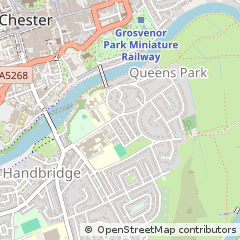 Map of Chester, Cheshire