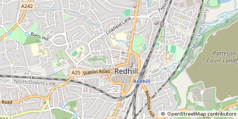 Map of Redhill
