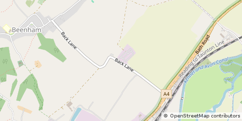Map of Reading, Berkshire