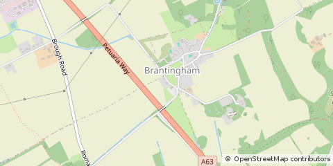 Map of Brough, East Yorkshire