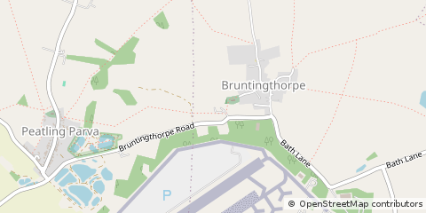 Map of Lutterworth, Leicestershire