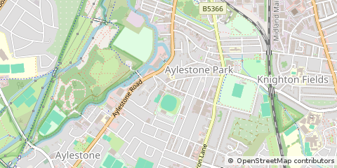Map of Leicester