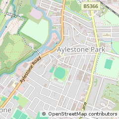 Map of Leicester