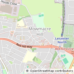 Map of Leicester