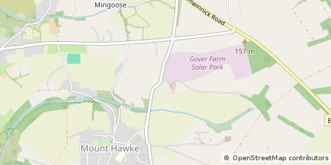 Map of Truro, Cornwall
