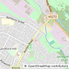 Map of Stoke on Trent, Staffordshire