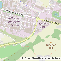 Map of Hereford, Herefordshire