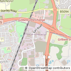 Map of Cheadle Hulme, Cheshire