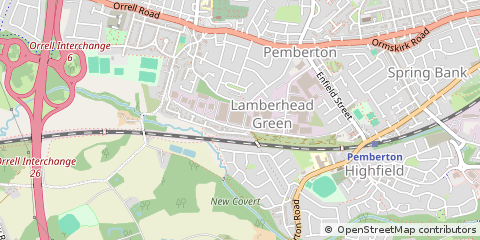 Map of OFF Smethurst Lane Pemberton, Wigan