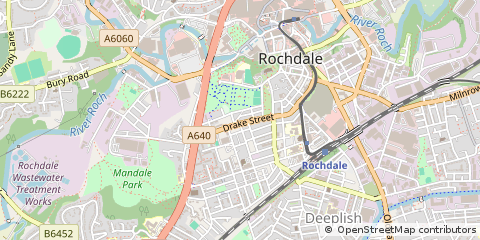 Map of Rochdale
