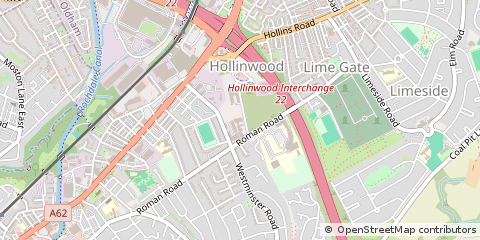 Map of Oldham