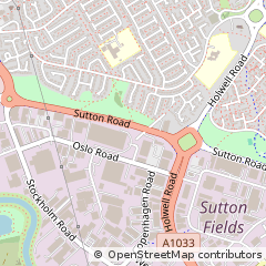Map of Hull, Yorkshire