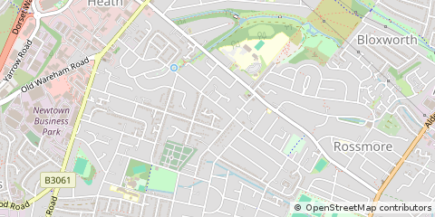 Map of Poole, Dorset