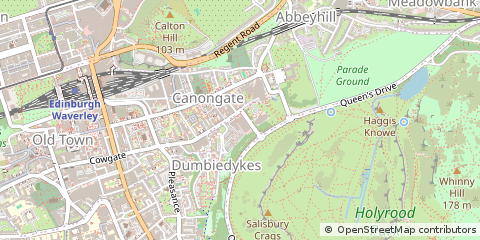 Map of Midlothian
