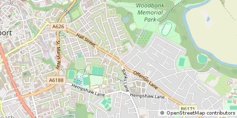 Map of Stockport