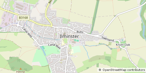 Map of Ilminster