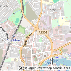 Map of Stockton-on-Tees