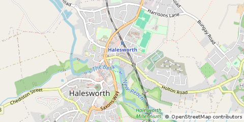 Map of Halesworth