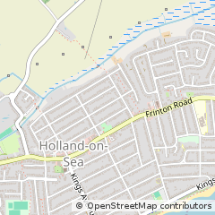 Map of Clacton-on-SEA, Essex