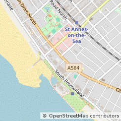 Map of Lytham ST. Annes, Lancashire