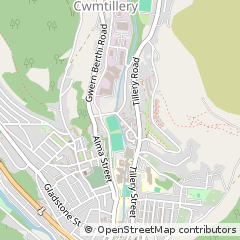 Map of Abertillery