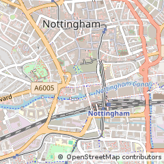 Map of Nottingham, Nottinghamshire