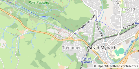 Map of Hengoed