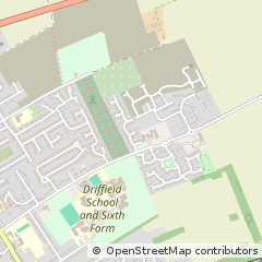 Map of Driffield, East Yorkshire