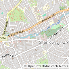 Map of Sheffield