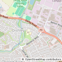 Map of Loughborough