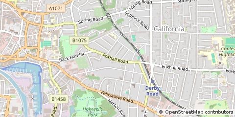 Map of Ipswich, Essex