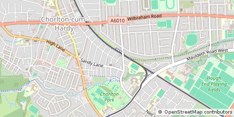 Map of Manchester