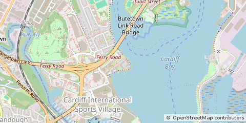 Map of Cardiff