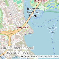 Map of Cardiff