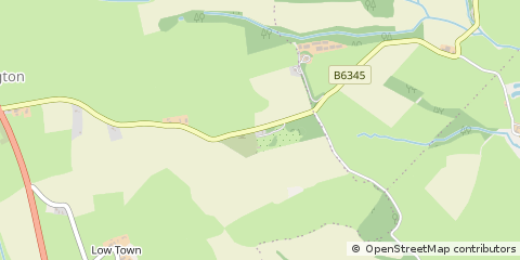 Map of Morpeth, Northumberland