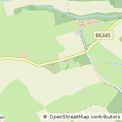 Map of Morpeth, Northumberland