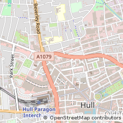 Map of Hull, East Yorkshire