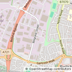 Map of Bellshill, North Lanarkshire