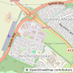 Map of Huntingdon, Cambridgeshire