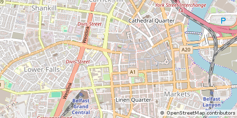 Map of Belfast
