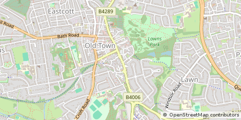 Map of Swindon