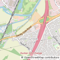Map of Wakefield, West Yorkshire