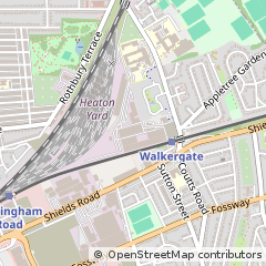 Map of Newcastle Upon Tyne
