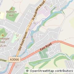 Map of Bridport, Dorset