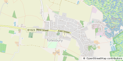 Map of Maldon, Essex
