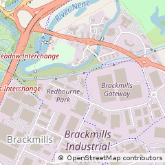 Map of Northampton