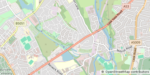 Map of Stoke-on-Trent