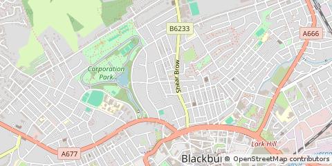 Map of Blackburn